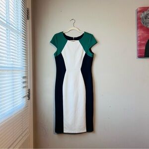 Ronni Nicole Women’s Colorblock Midi Dress Size 8